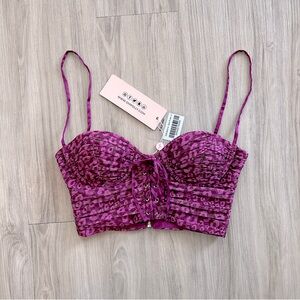 Oh Polly Corset Bustier Crop Top